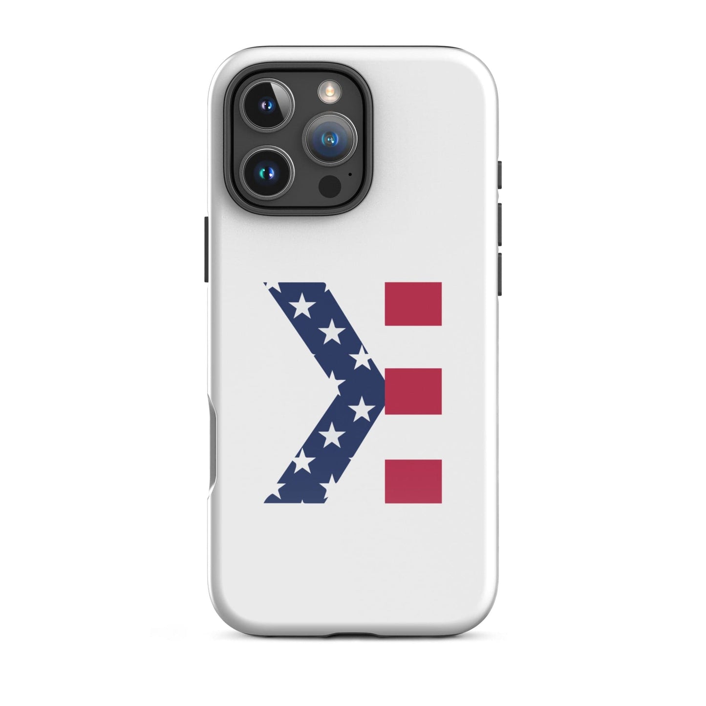 SA Apparel Phone Case iPhone 16 Pro Max American Flag Strikeout - iPhone Tough Case