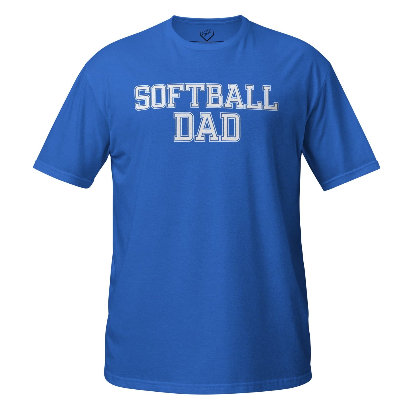SA Apparel Adult Tee Royal / S / Soft Style/Cotton Softball Dad - Adult Tee
