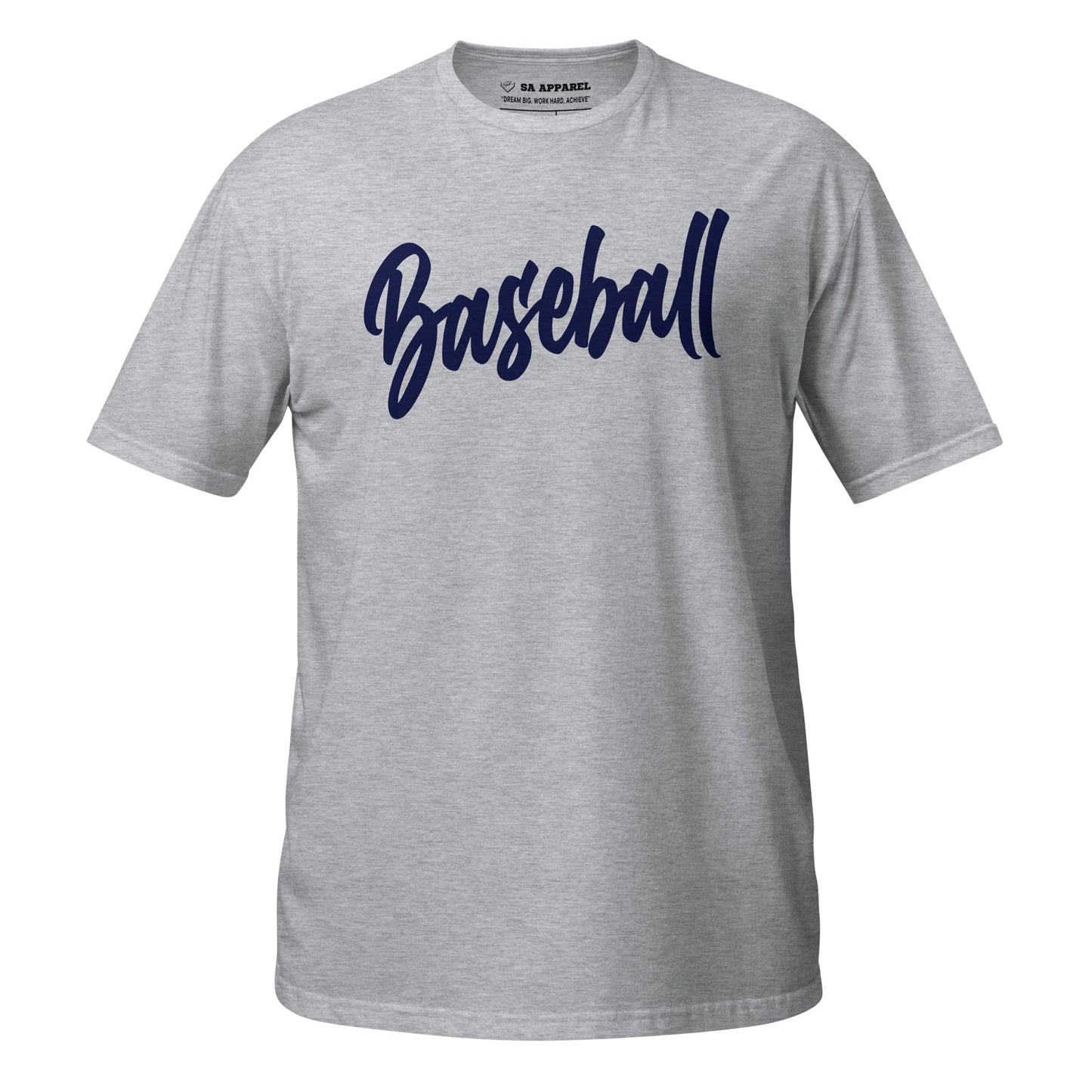 SA Apparel Adult Tee Light Grey / S / Soft Style/Cotton Baseball - Adult Tee