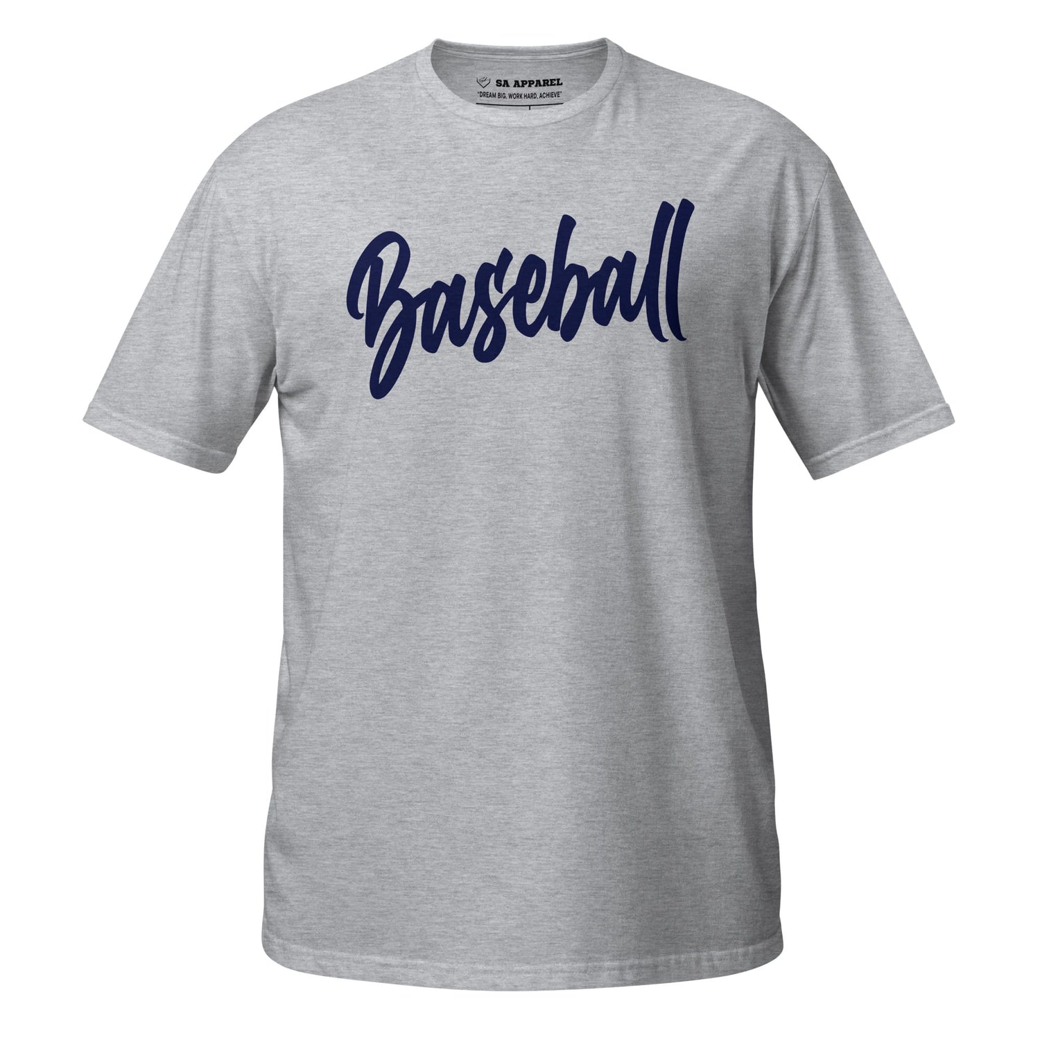 SA Apparel Adult Tee Light Grey / S / Soft Style/Cotton Baseball - Adult Tee