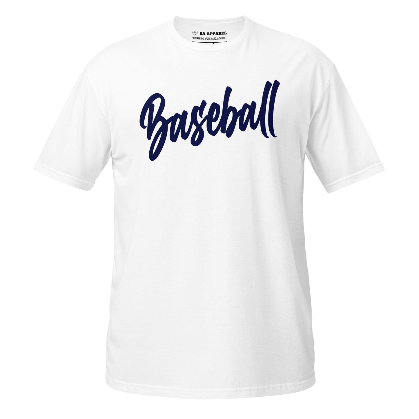 SA Apparel Adult Tee White / S / Soft Style/Cotton Baseball - Adult Tee