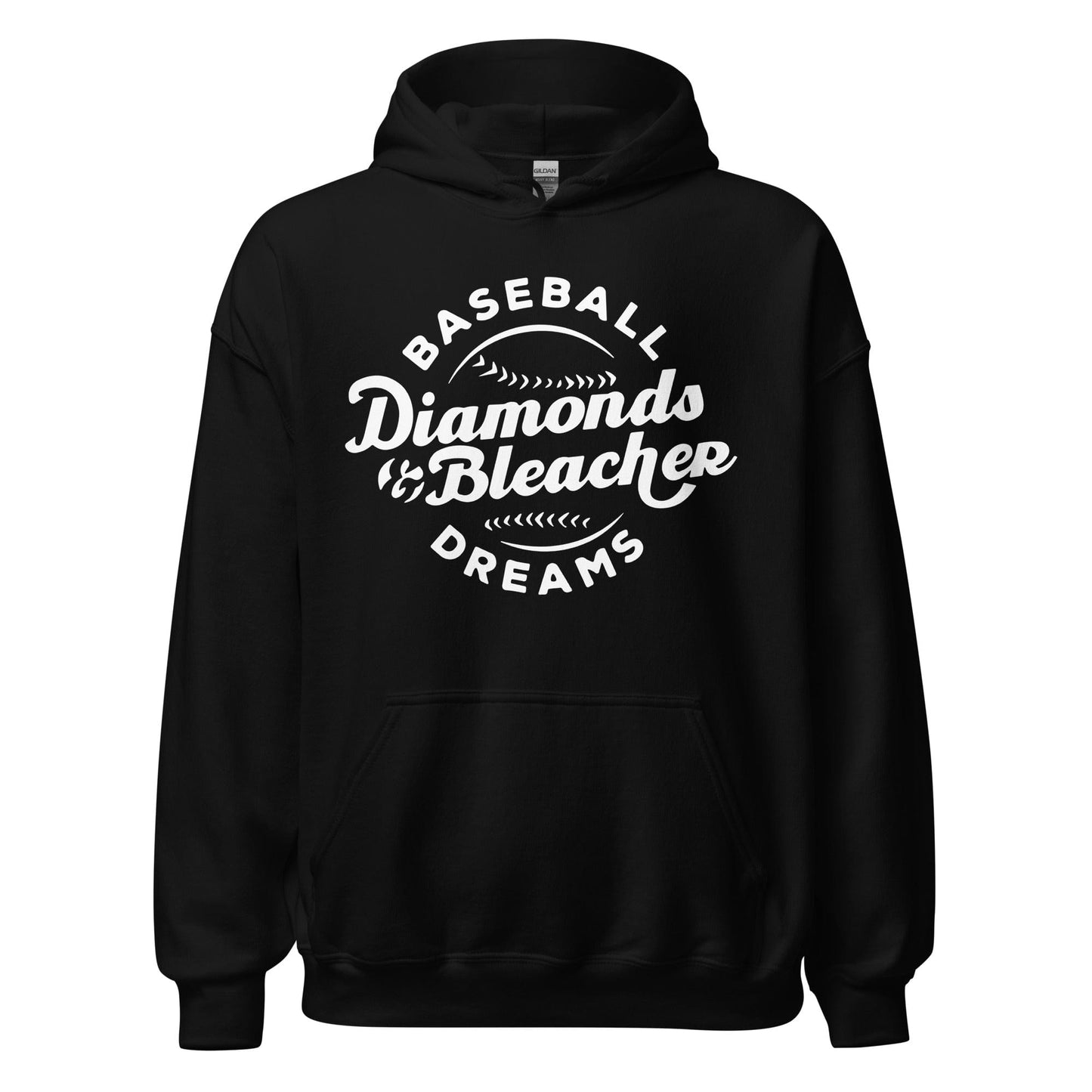Baseball Diamonds And Bleacher Dreams - Adult Hoodie