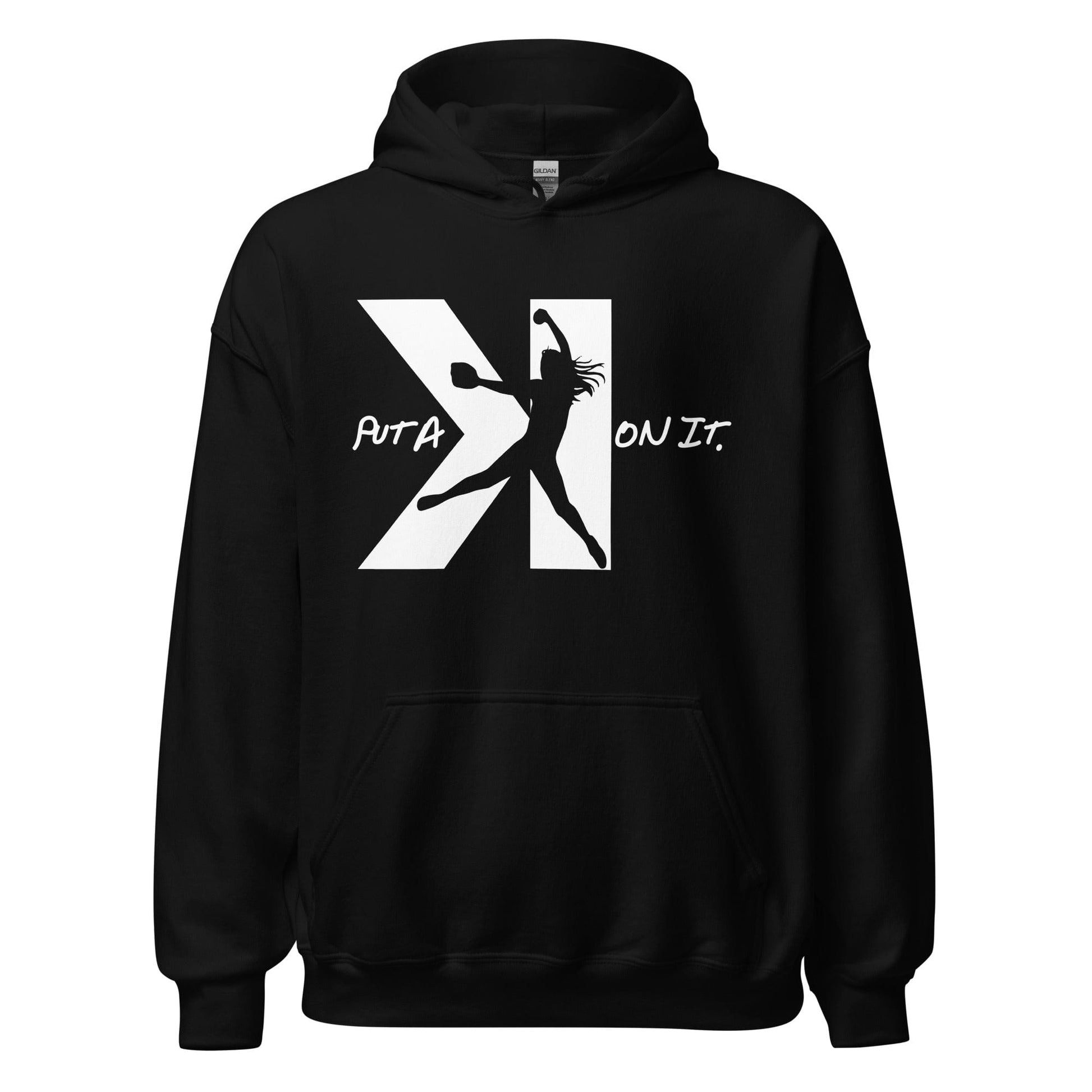 SA Apparel Adult Hoodie Black / S Put A K On It Softball - Adult Hoodie