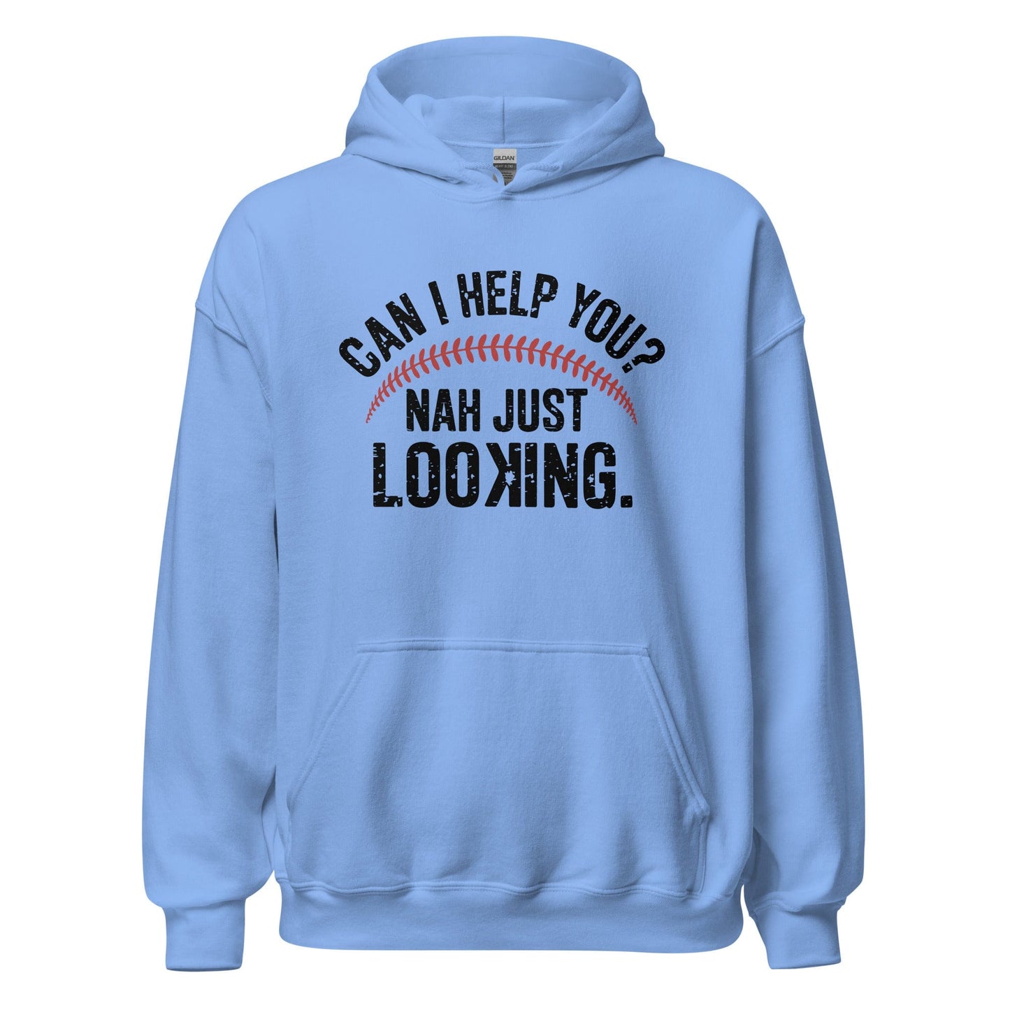 SA Apparel Adult Hoodie Carolina Blue / S Can I Help You? Nah Just Looking - Adult Hoodie