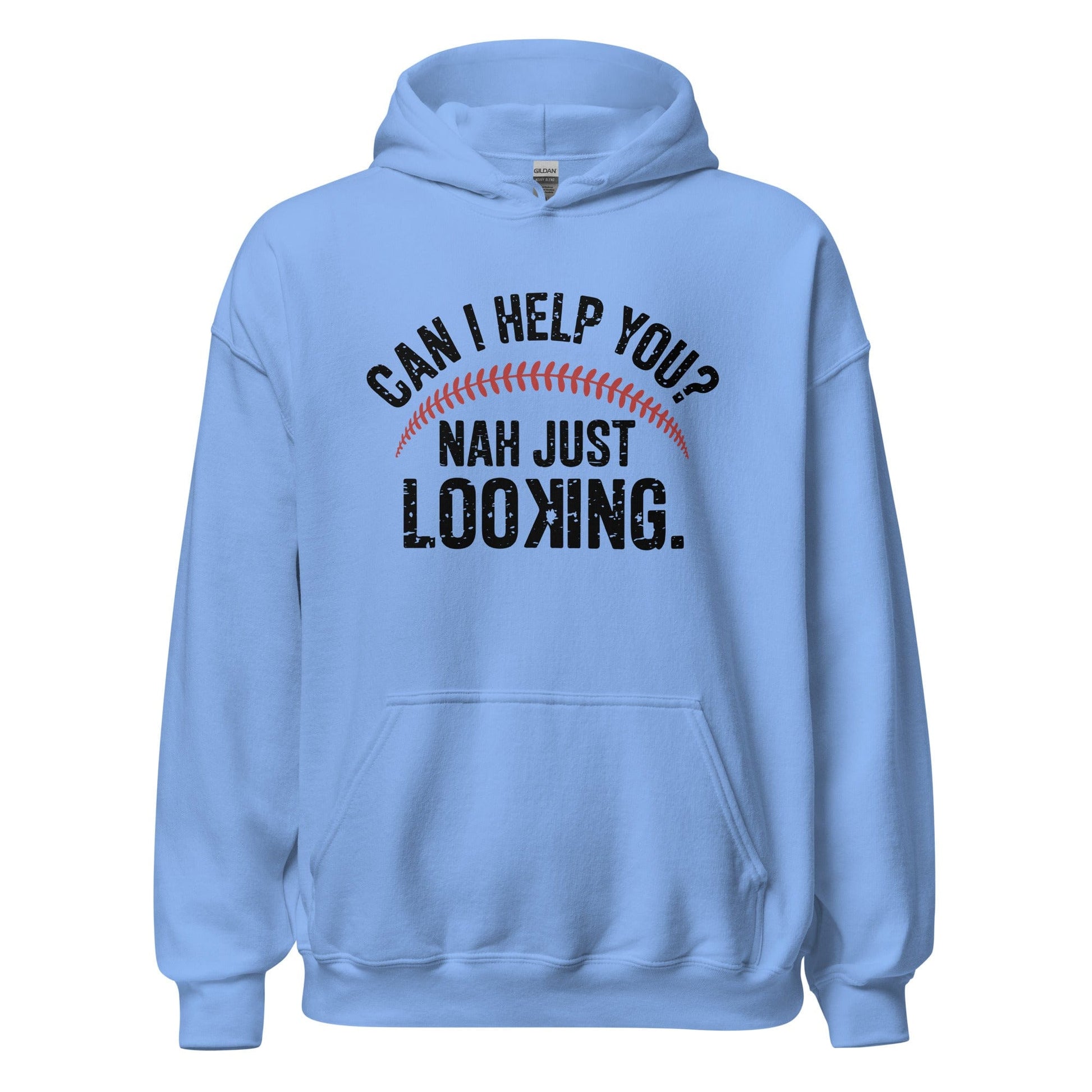 SA Apparel Adult Hoodie Carolina Blue / S Can I Help You? Nah Just Looking - Adult Hoodie