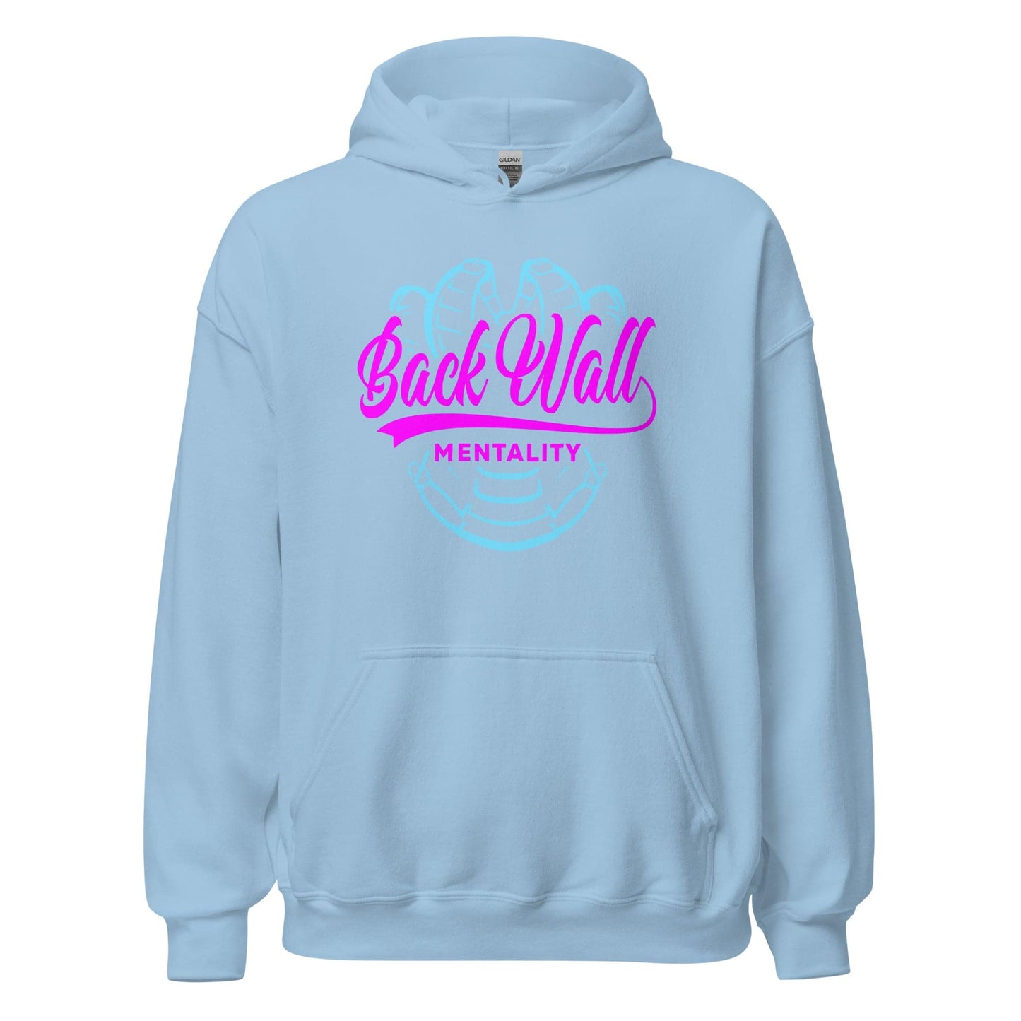 SA Apparel Adult Hoodie Light Blue / S Backwall Mentality Pink - Adult Hoodie