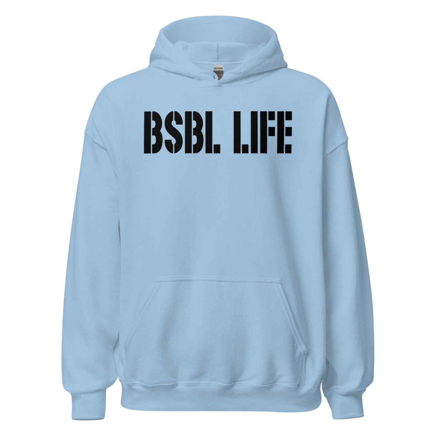 SA Apparel Light Blue / S Baseball Life - Adult Hoodie