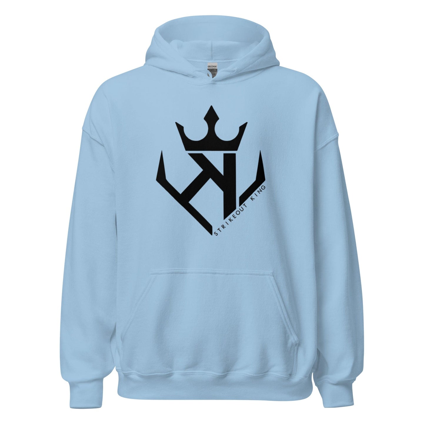 SA Apparel Adult Hoodie Light Blue / S Strikeout King - Adult Hoodie