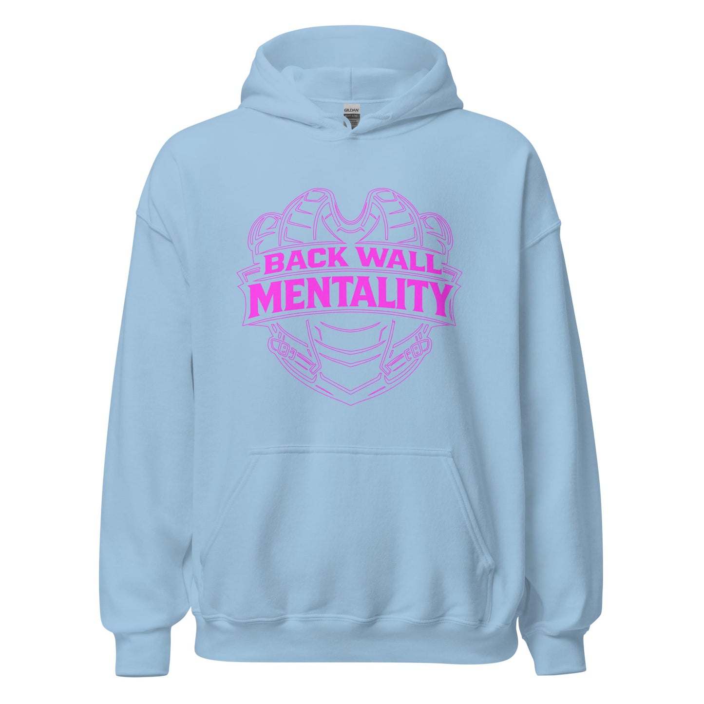SA Apparel Adult Hoodie Light Blue / S Backwall Mentality Pink - Adult Hoodie
