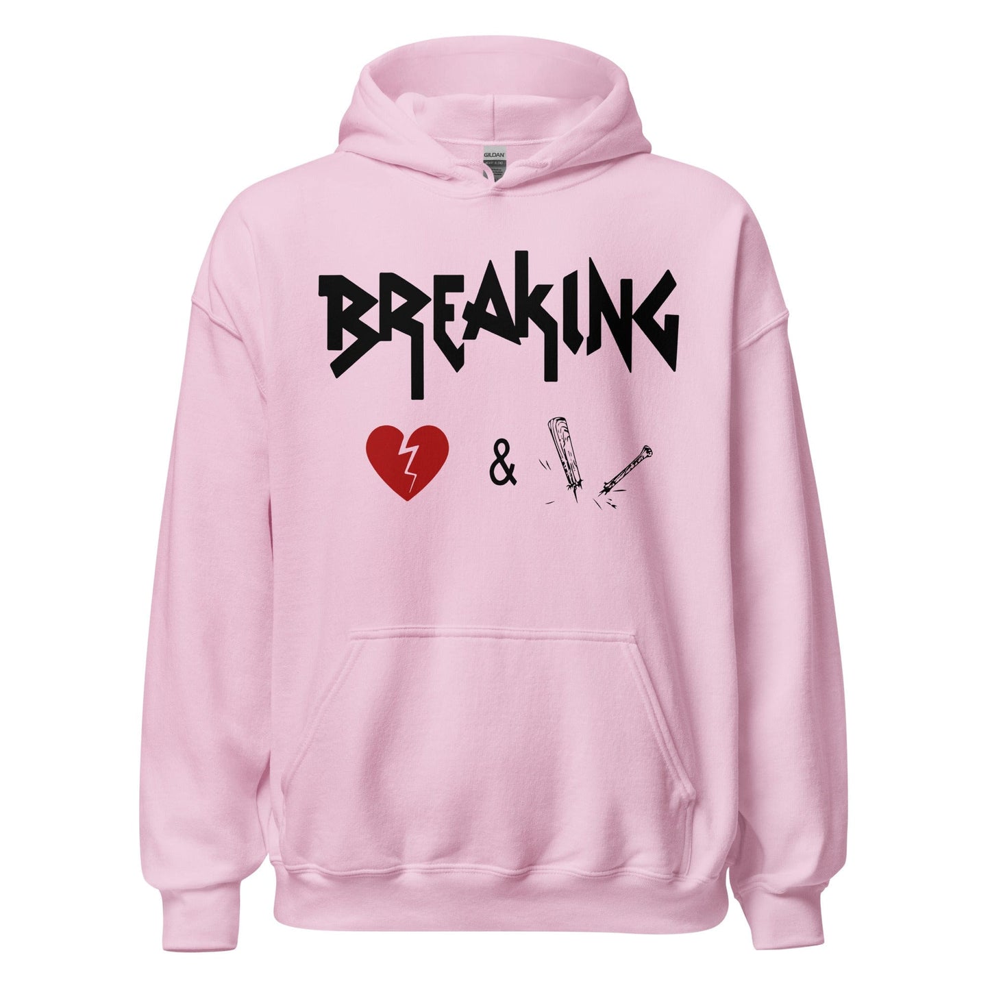 Breaking Hearts And Bats - Adult Hoodie