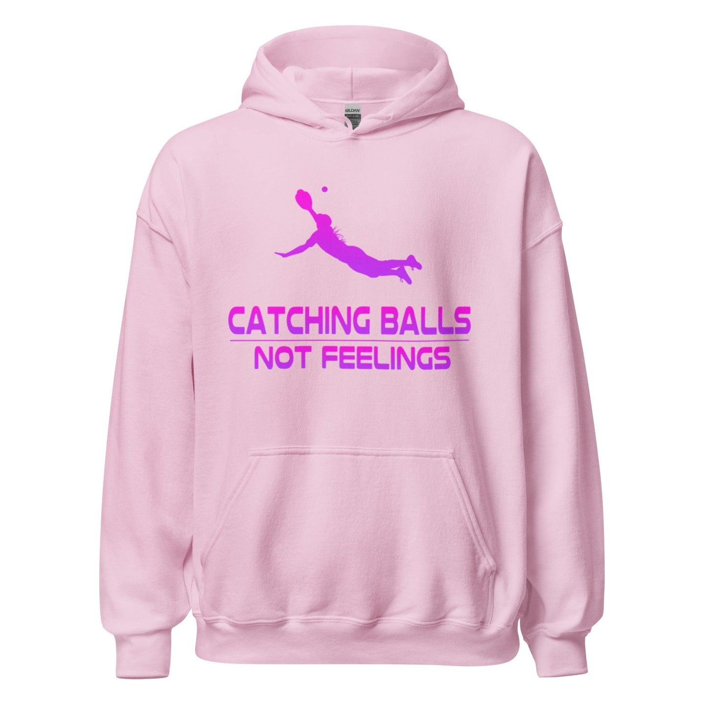 Catching Balls Not Feelings - Adult Hoodie