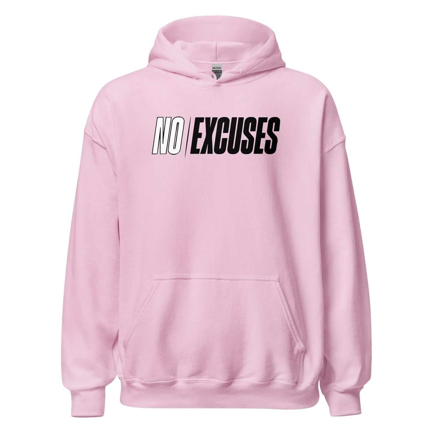 SA Apparel Adult Hoodie Light Pink / S No Excuses - Adult Hoodie