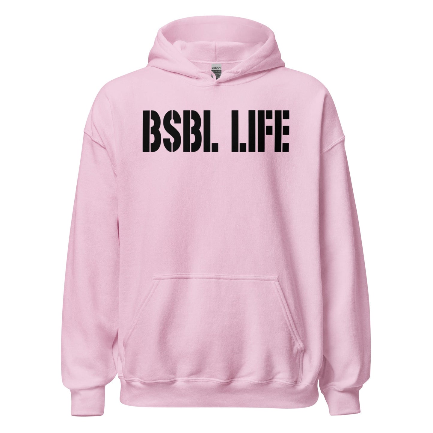 SA Apparel Light Pink / S Baseball Life - Adult Hoodie