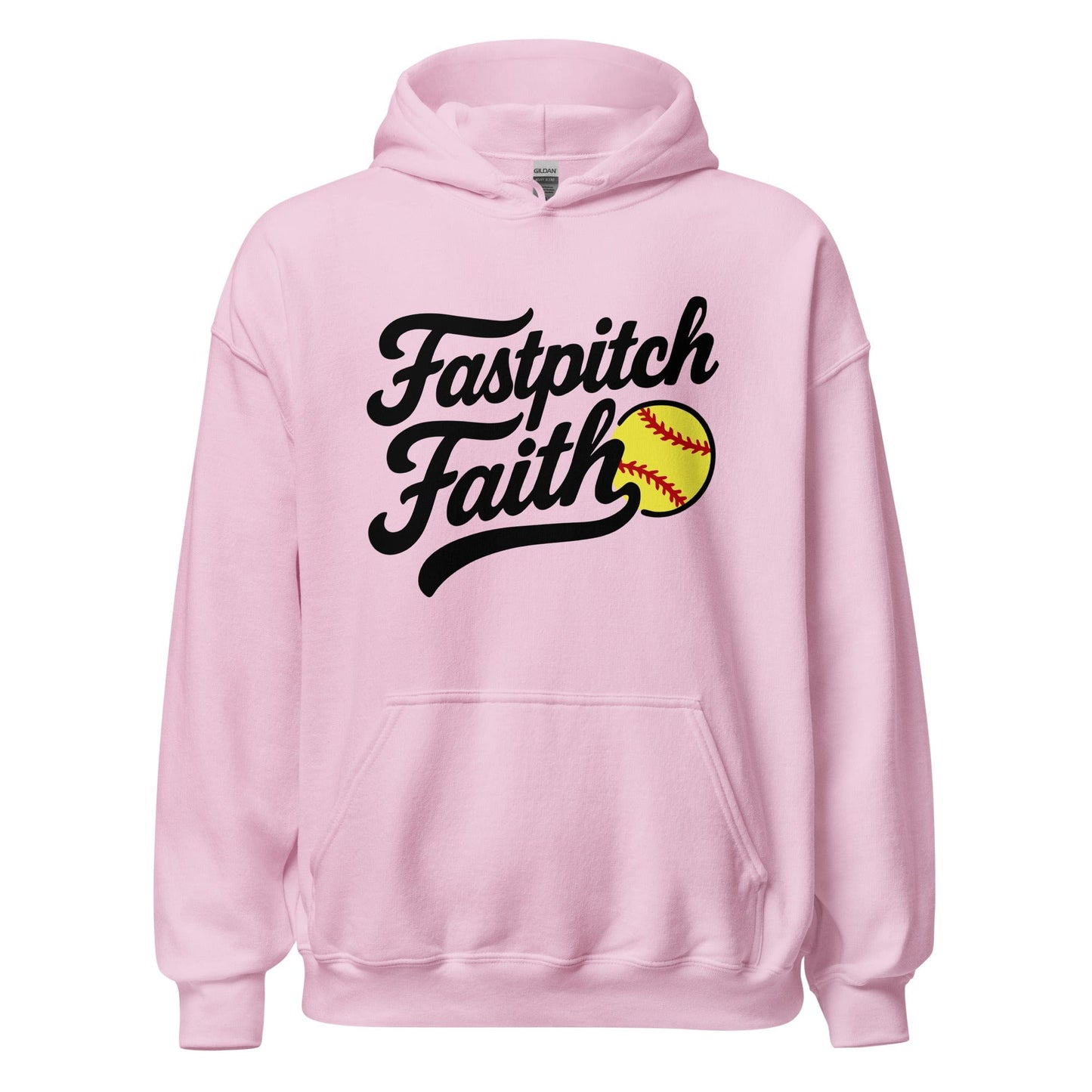 SA Apparel Adult Hoodie Light Pink / S Fastpitch Faith - Adult Hoodie