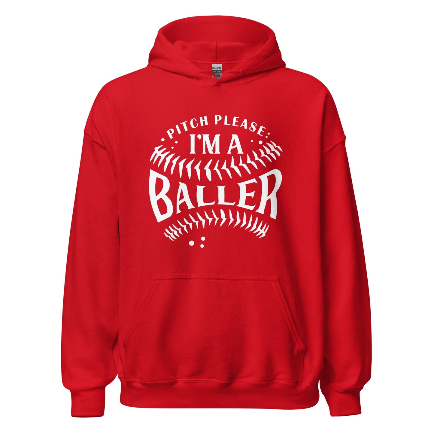 Pitch Please I'm A Baller - Adult Hoodie