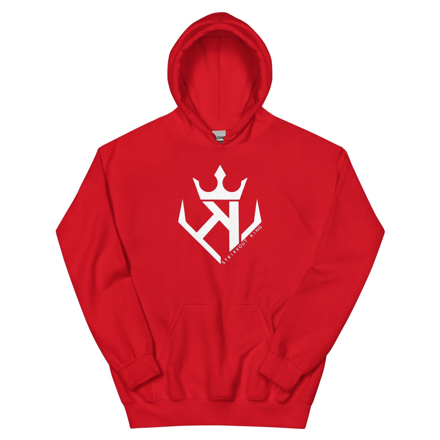 SA Apparel Adult Hoodie Red / S Strikeout King - Adult Hoodie