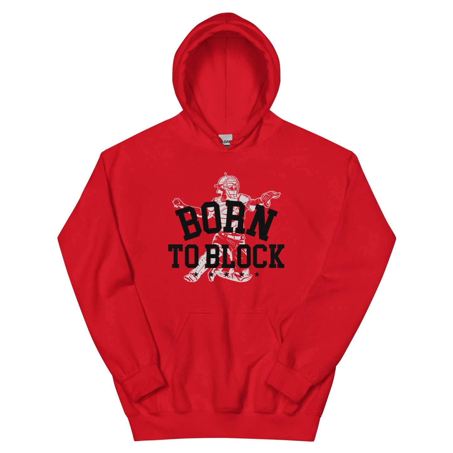 SA Apparel Adult Hoodie Red / S Born To Block - Adult Hoodie