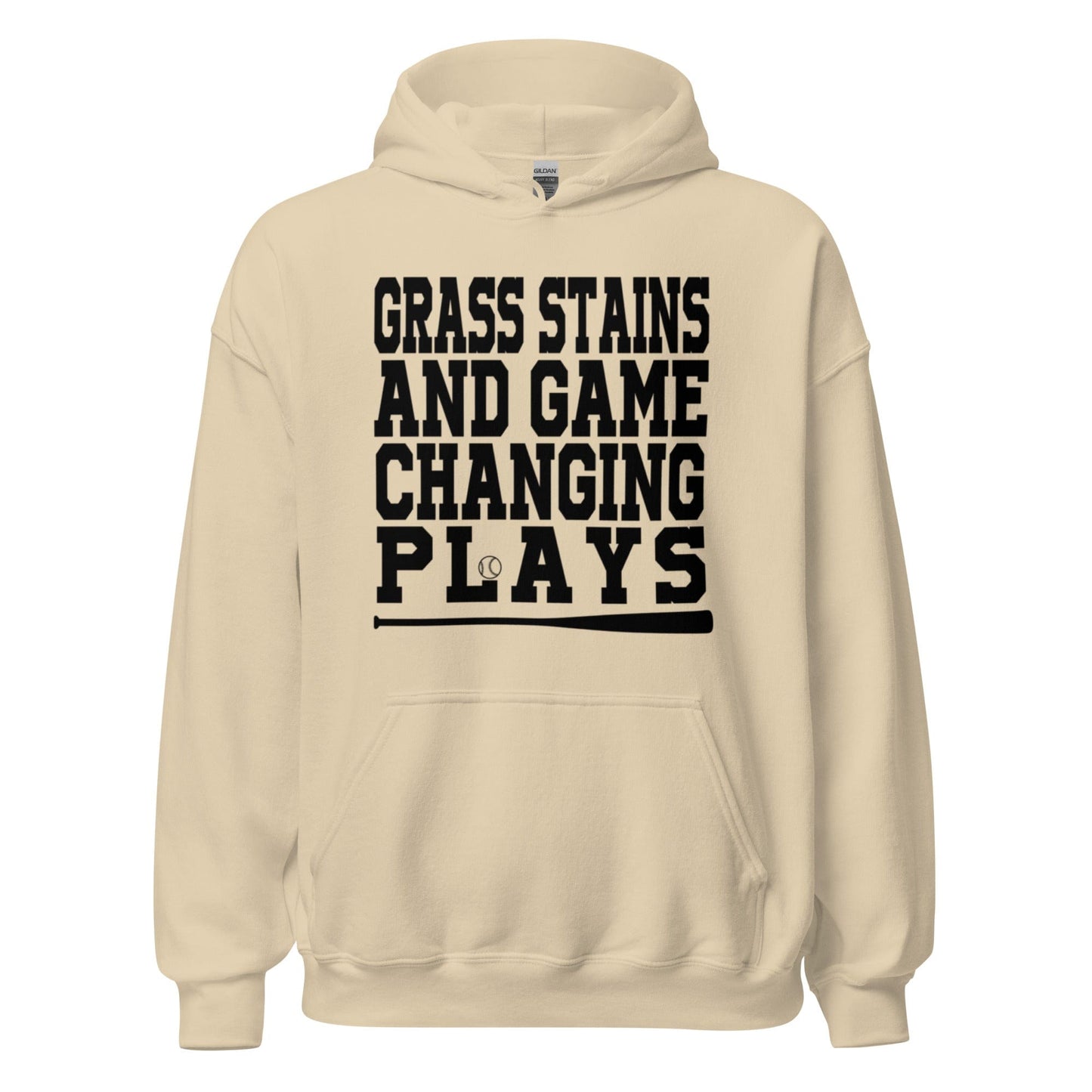 Grass Stains And Game Changing Plays - Adult Hoodie