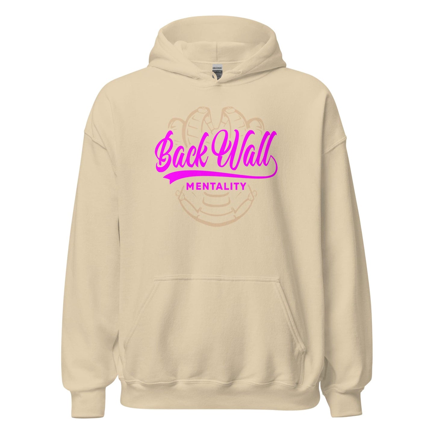 SA Apparel Adult Hoodie Sand / S Backwall Mentality Pink - Adult Hoodie