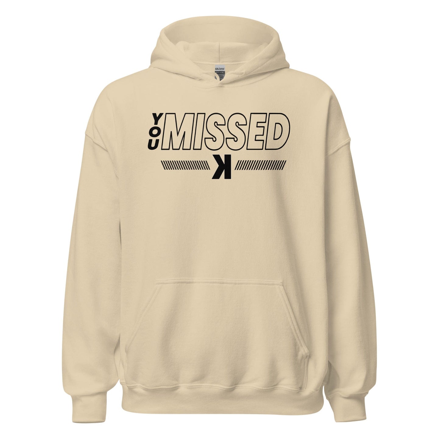 SA Apparel Adult Hoodie Sand / S You Missed - Adult Hoodie