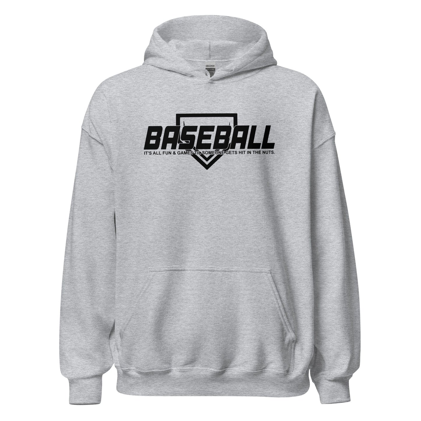 Baseball Its All Fun and Games - Adult Hoodie