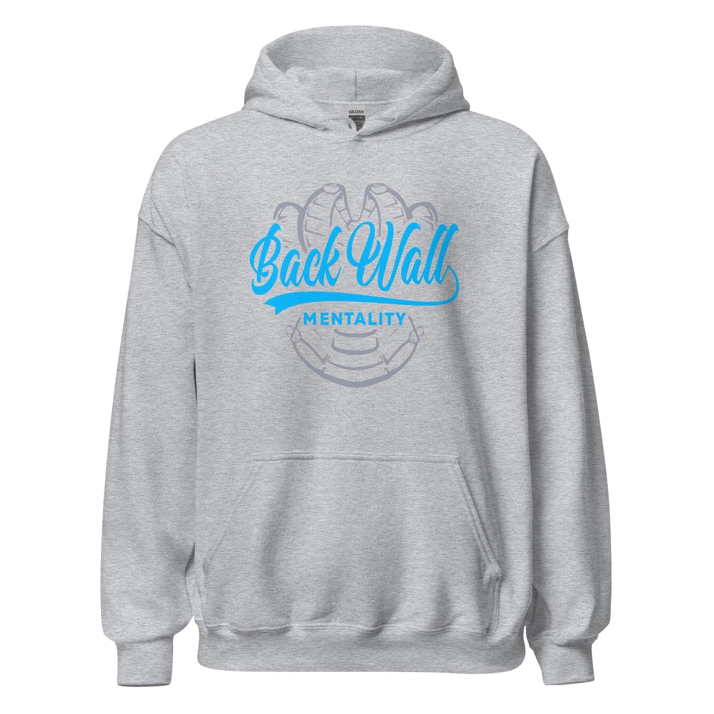 SA Apparel Adult Hoodie Sport Grey / S Backwall Mentality Teal - Adult Hoodie