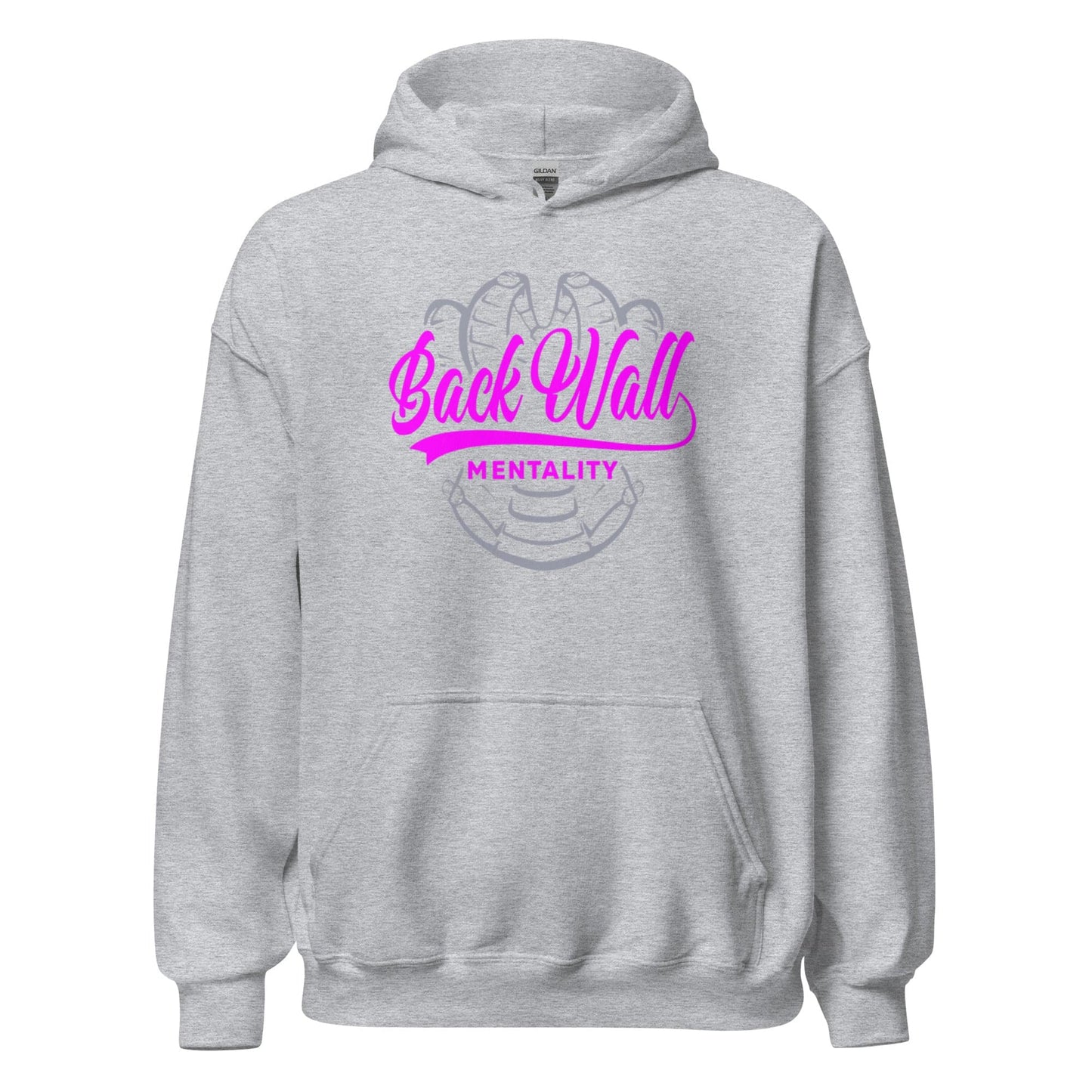 SA Apparel Adult Hoodie Sport Grey / S Backwall Mentality Pink - Adult Hoodie