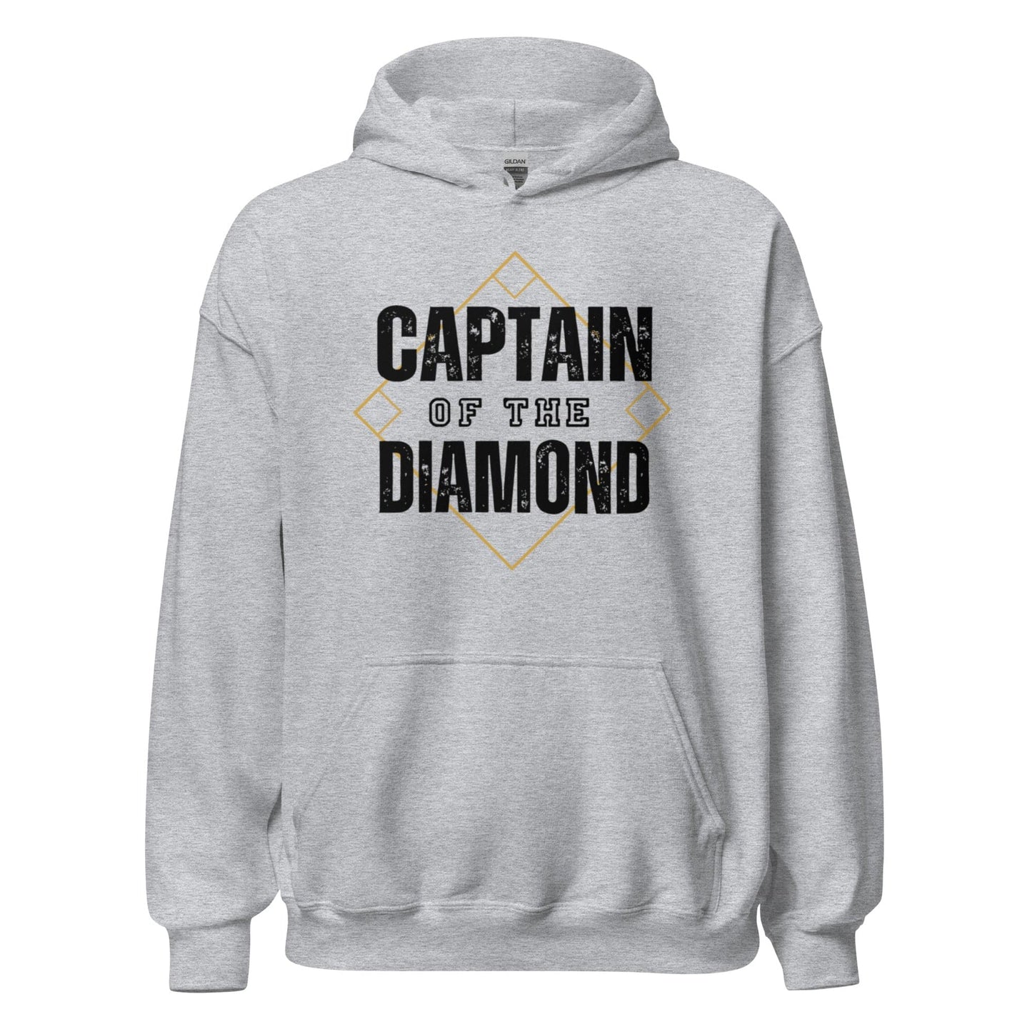 SA Apparel Adult Hoodie Sport Grey / S Captain Of The Diamond - Adult Hoodie