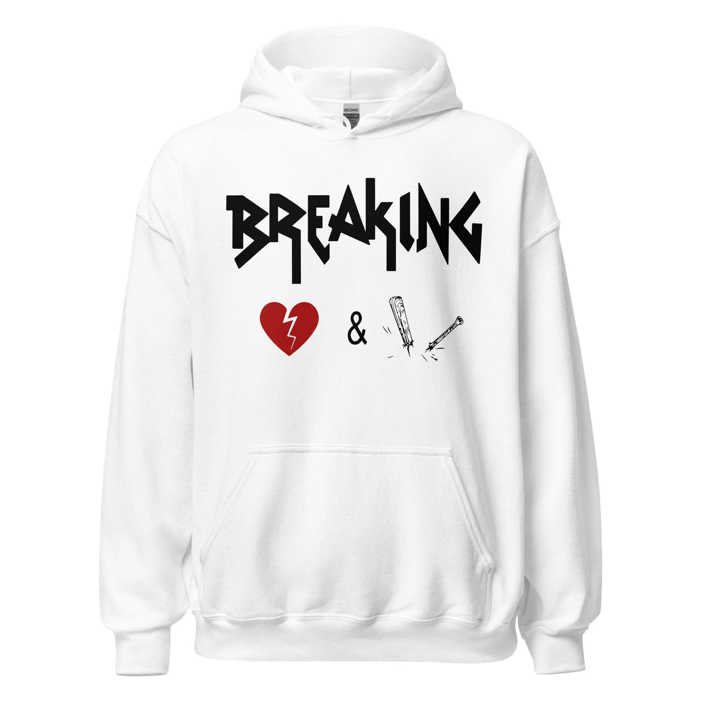 Breaking Hearts And Bats - Adult Hoodie
