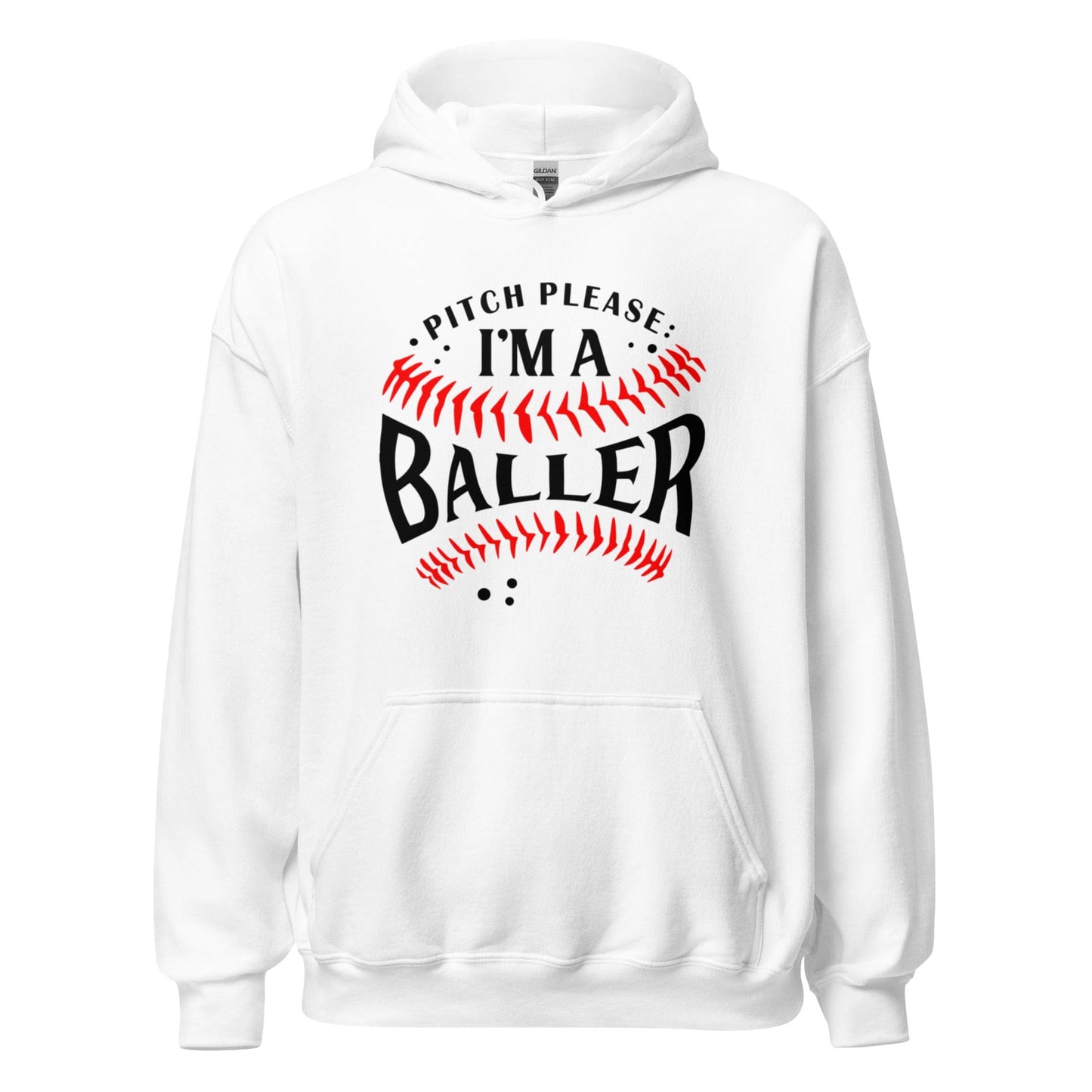 Pitch Please I'm A Baller - Adult Hoodie