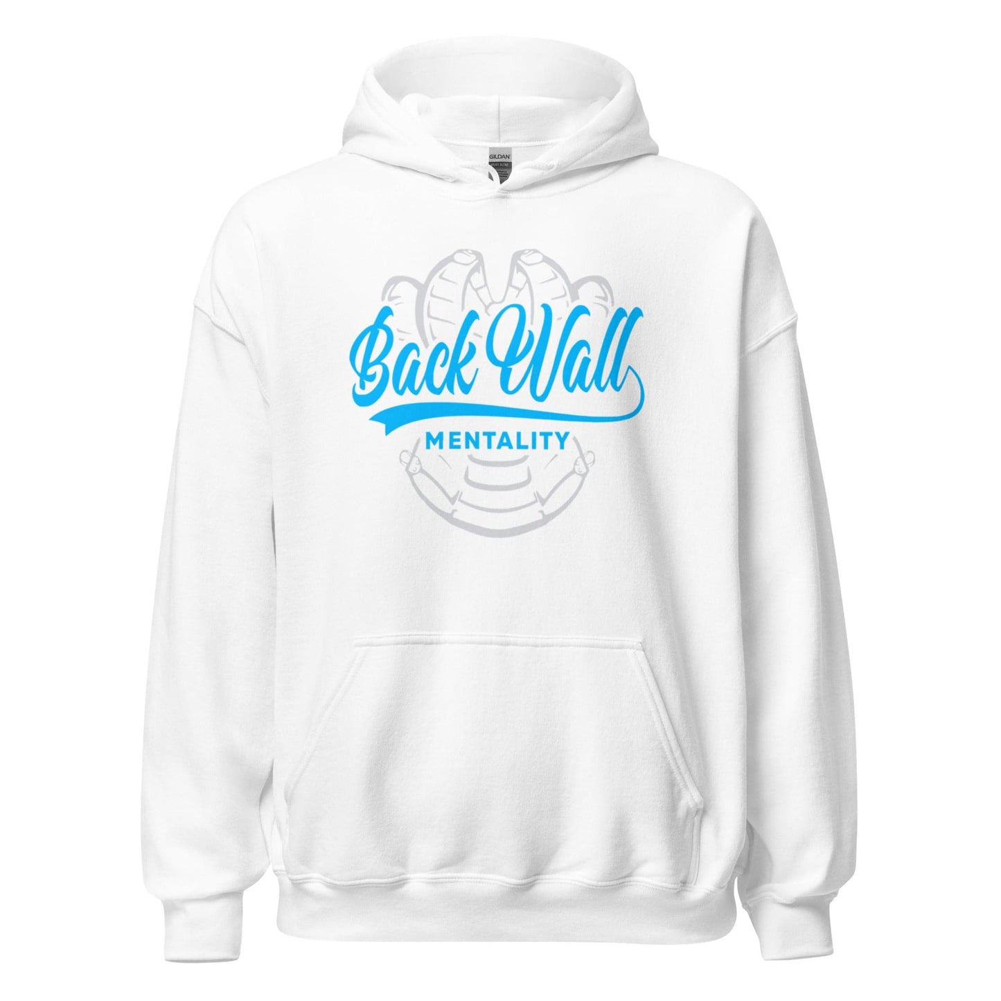 SA Apparel Adult Hoodie White / S Backwall Mentality Teal - Adult Hoodie