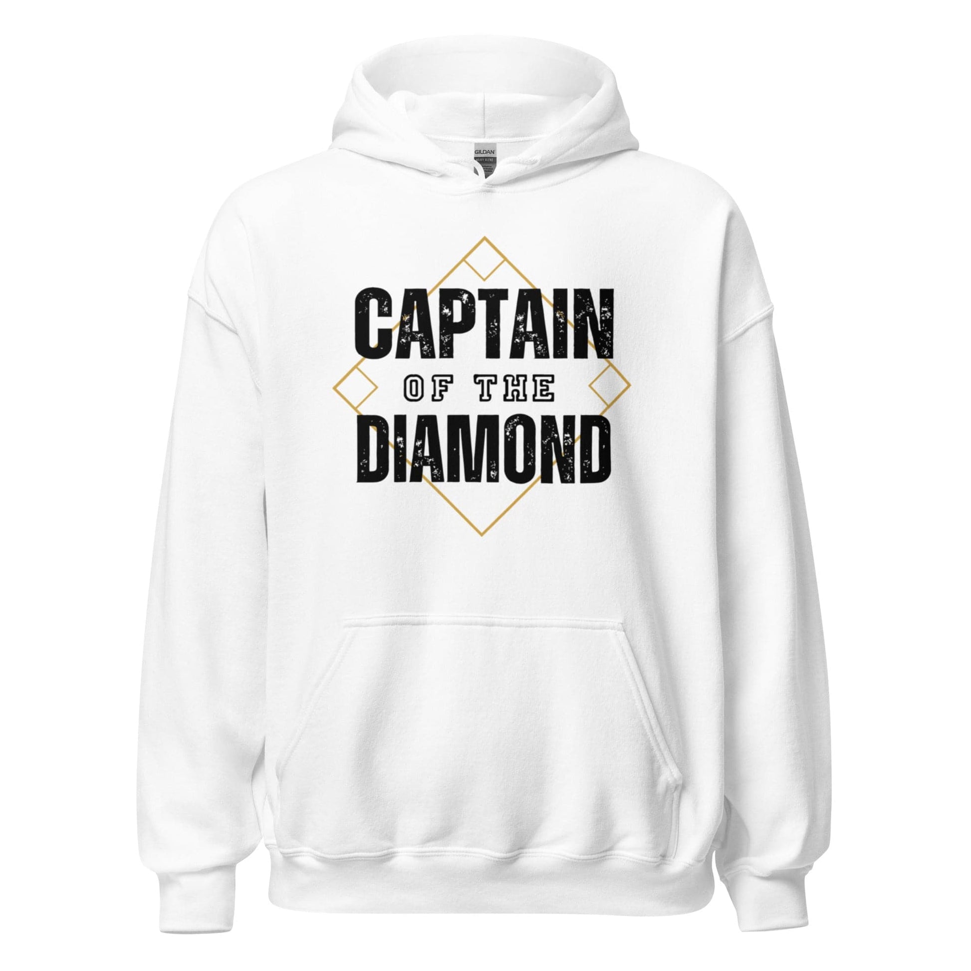 SA Apparel Adult Hoodie White / S Captain Of The Diamond - Adult Hoodie