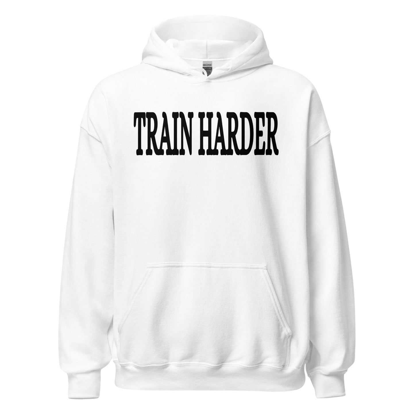 SA Apparel Adult Hoodie White / S Train Harder - Adult Hoodie