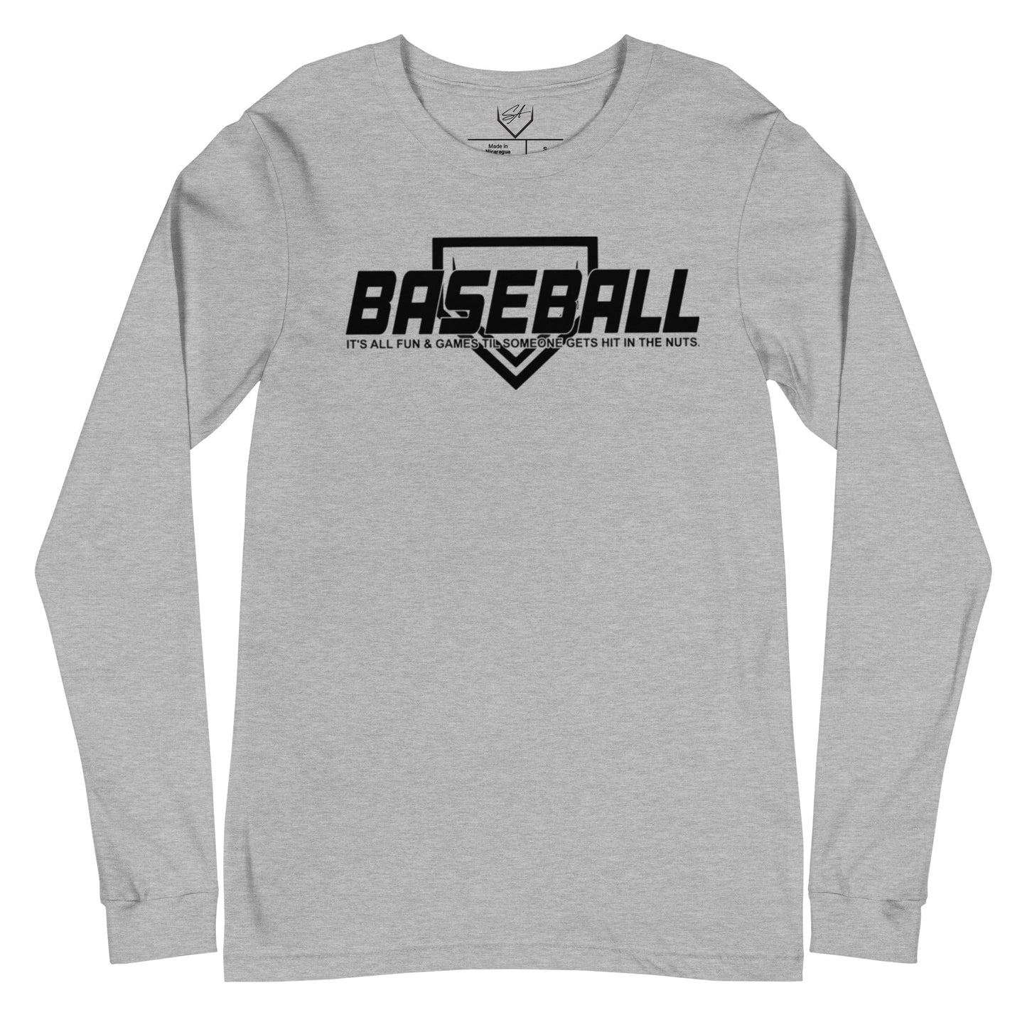 Baseball Its All Fun and Games - Adult Long Sleeve