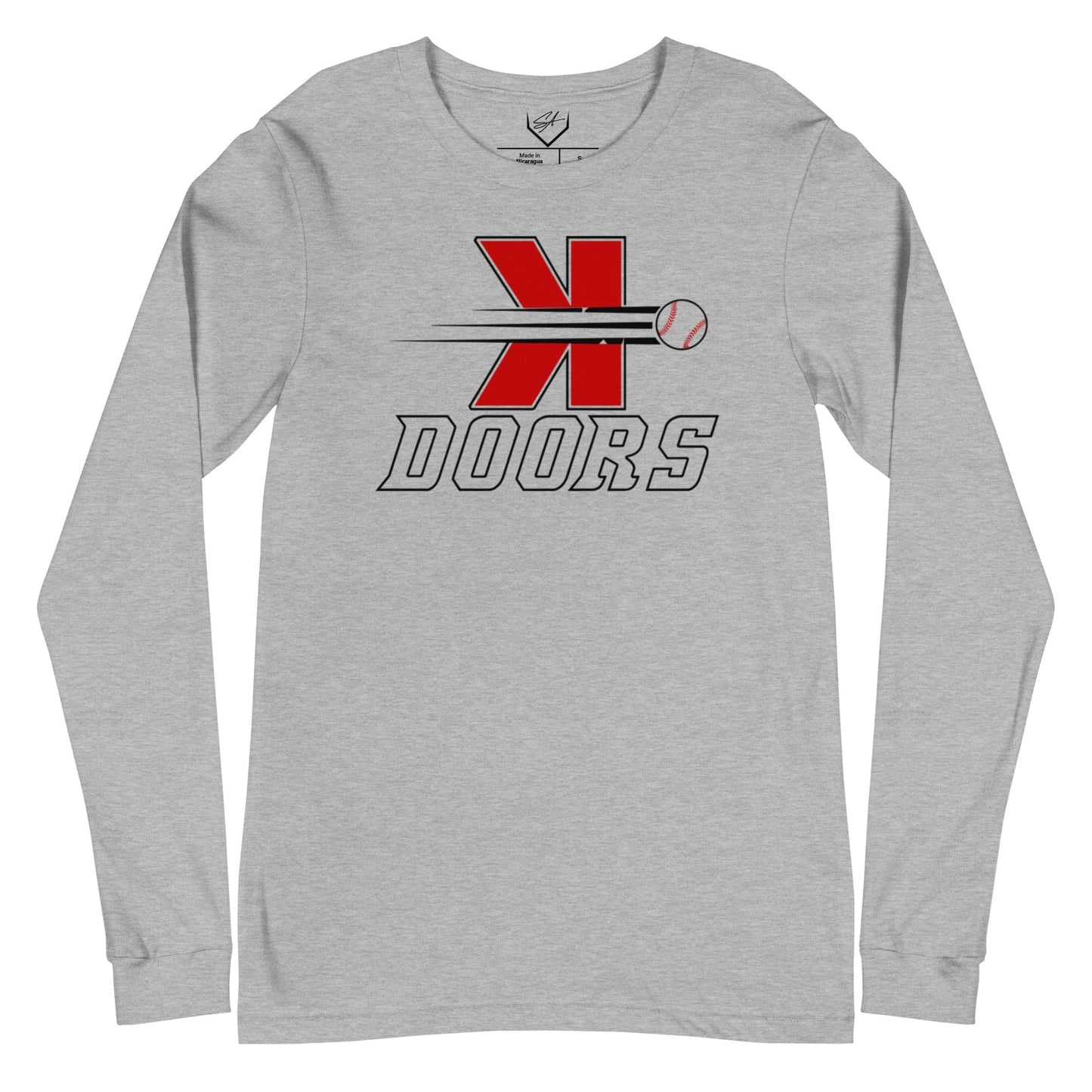 SA Apparel Adult Long Sleeve Athletic Heather / S Doors - Adult Long Sleeve