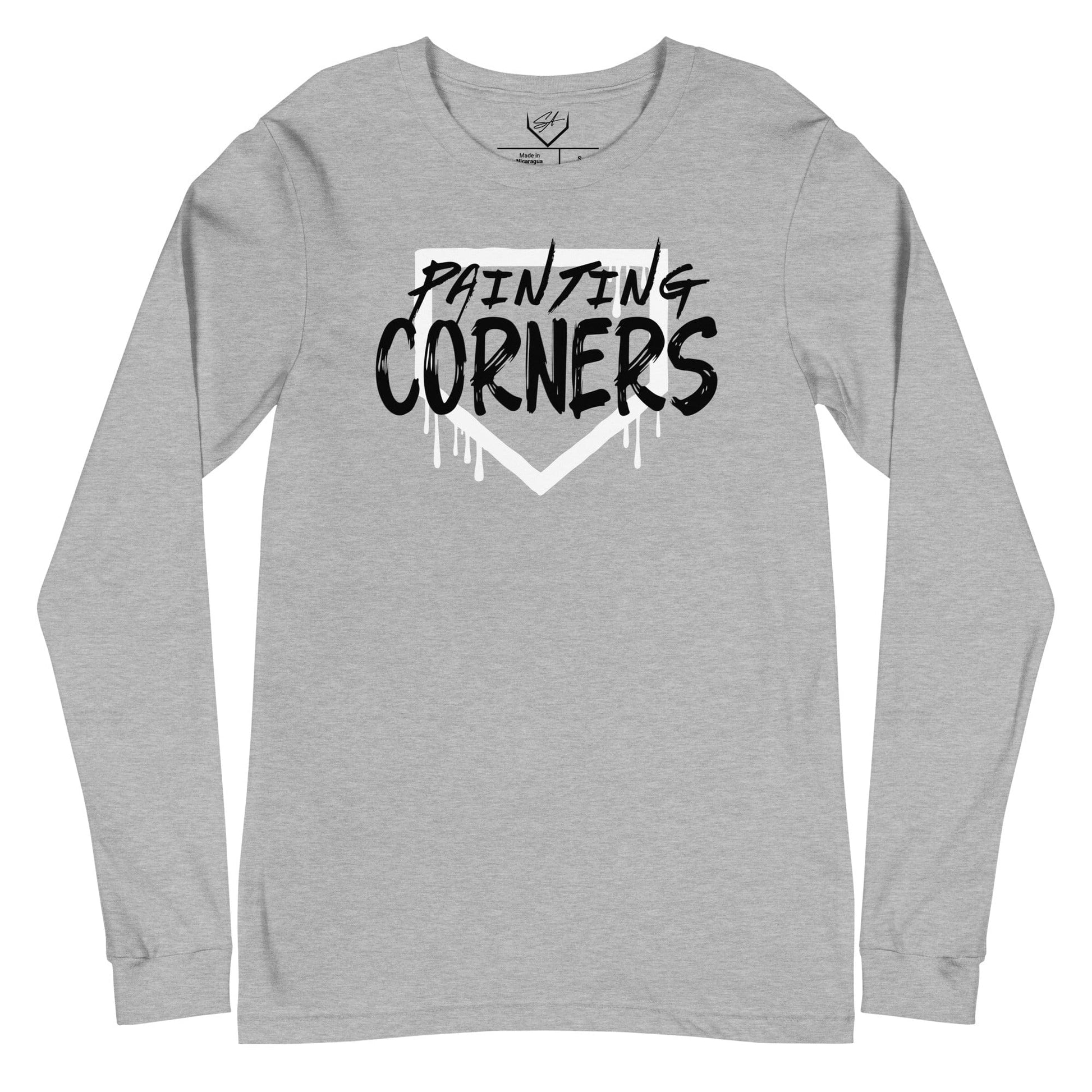 SA Apparel Adult Long Sleeve Athletic Heather / S Painting Corners - Adult Long Sleeve