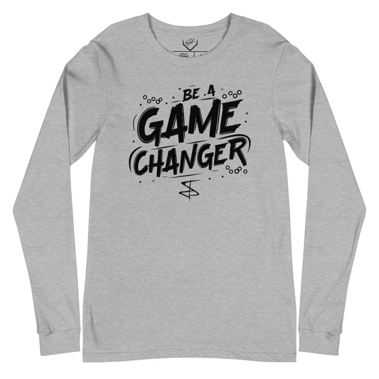 SA Apparel Athletic Heather / S Be A Game Changer - Adult Long Sleeve