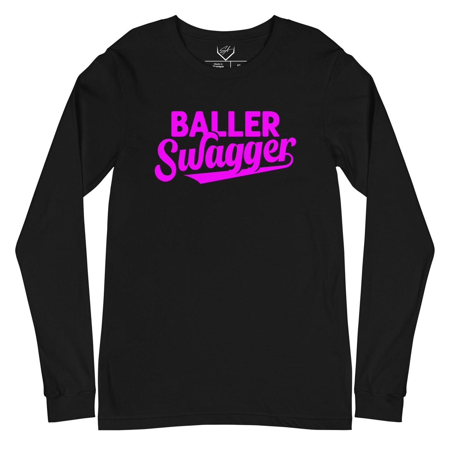 Baller Swagger Pink - Adult Long Sleeve