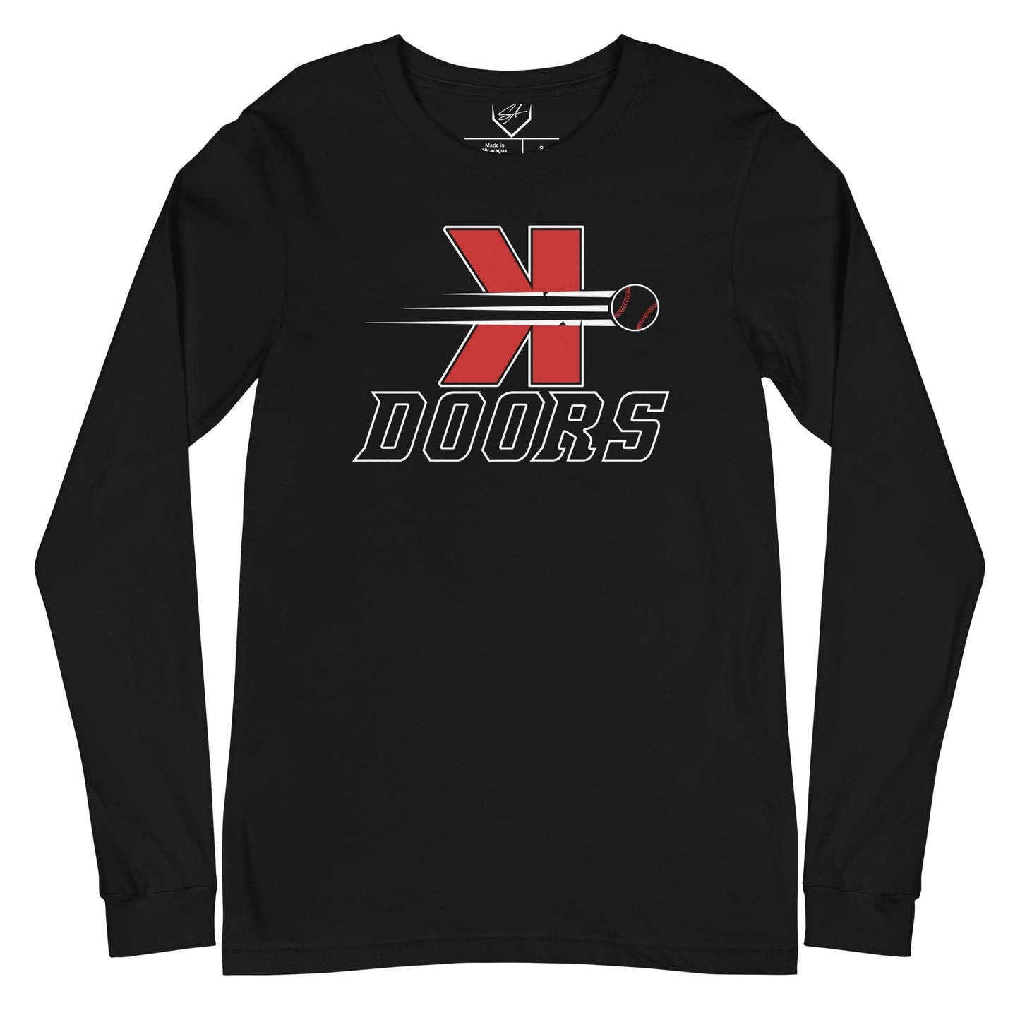 SA Apparel Adult Long Sleeve Black / S Doors - Adult Long Sleeve