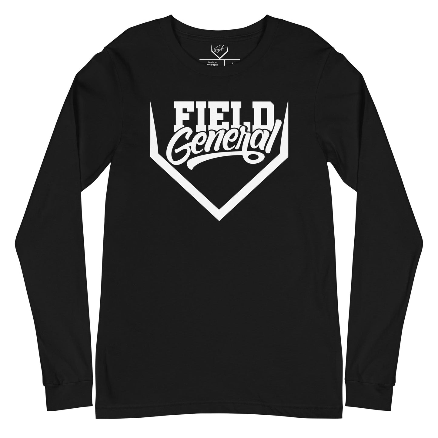 SA Apparel Adult Long Sleeve Black / S Field General - Adult Long Sleeve