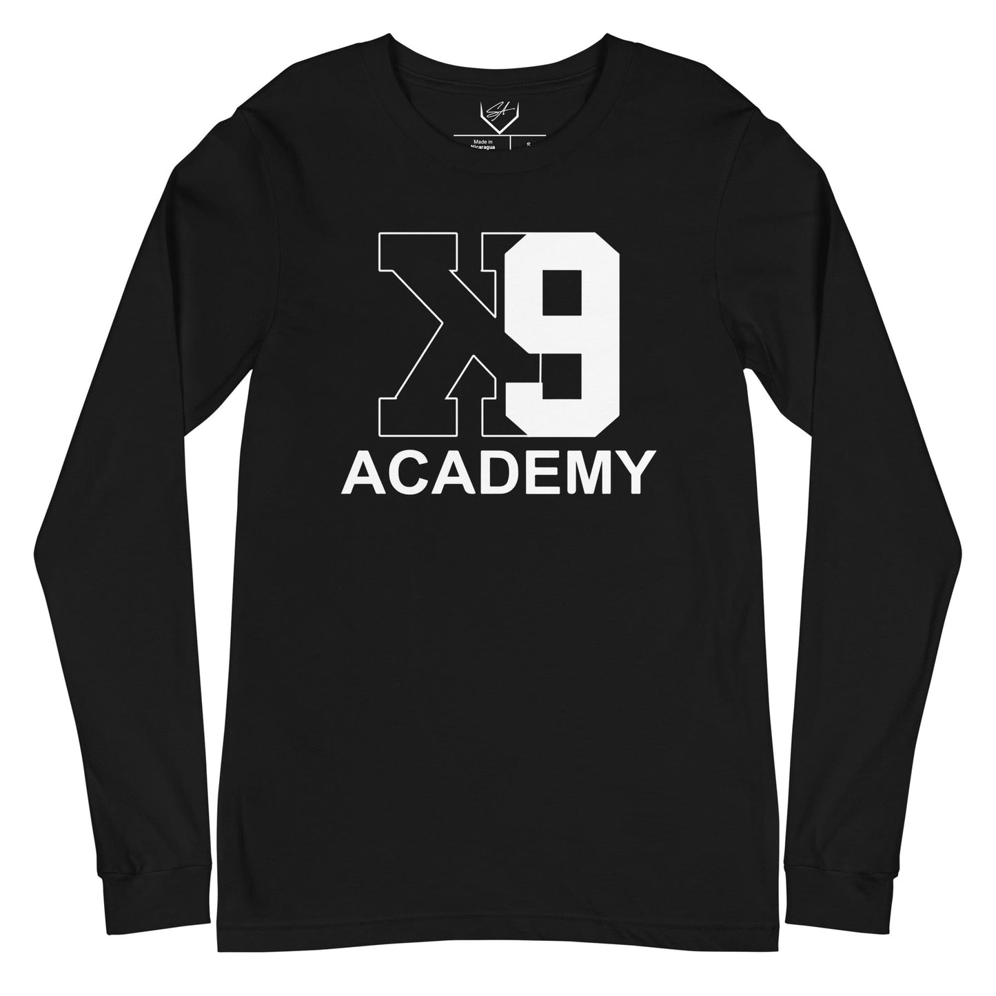 SA Apparel Adult Long Sleeve Black / S K9 Academy - Adult Long Sleeve