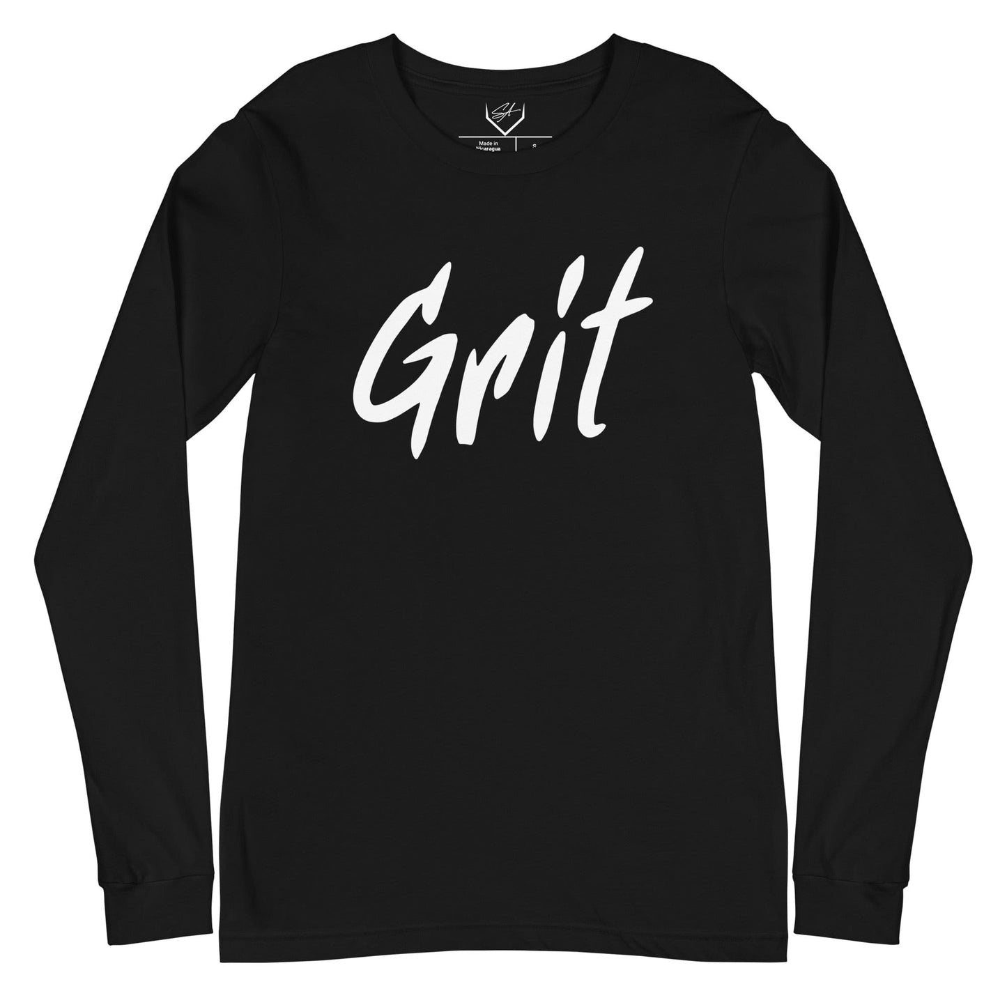 SA Apparel Adult Long Sleeve Black / S Grit - Adult Long Sleeve