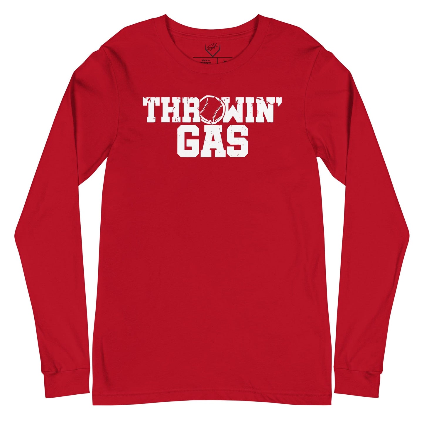 Throwin' Gas Distressed - Adult Long Sleeve