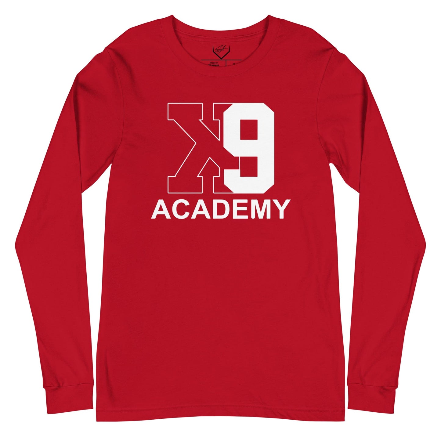 SA Apparel Adult Long Sleeve Red / S K9 Academy - Adult Long Sleeve