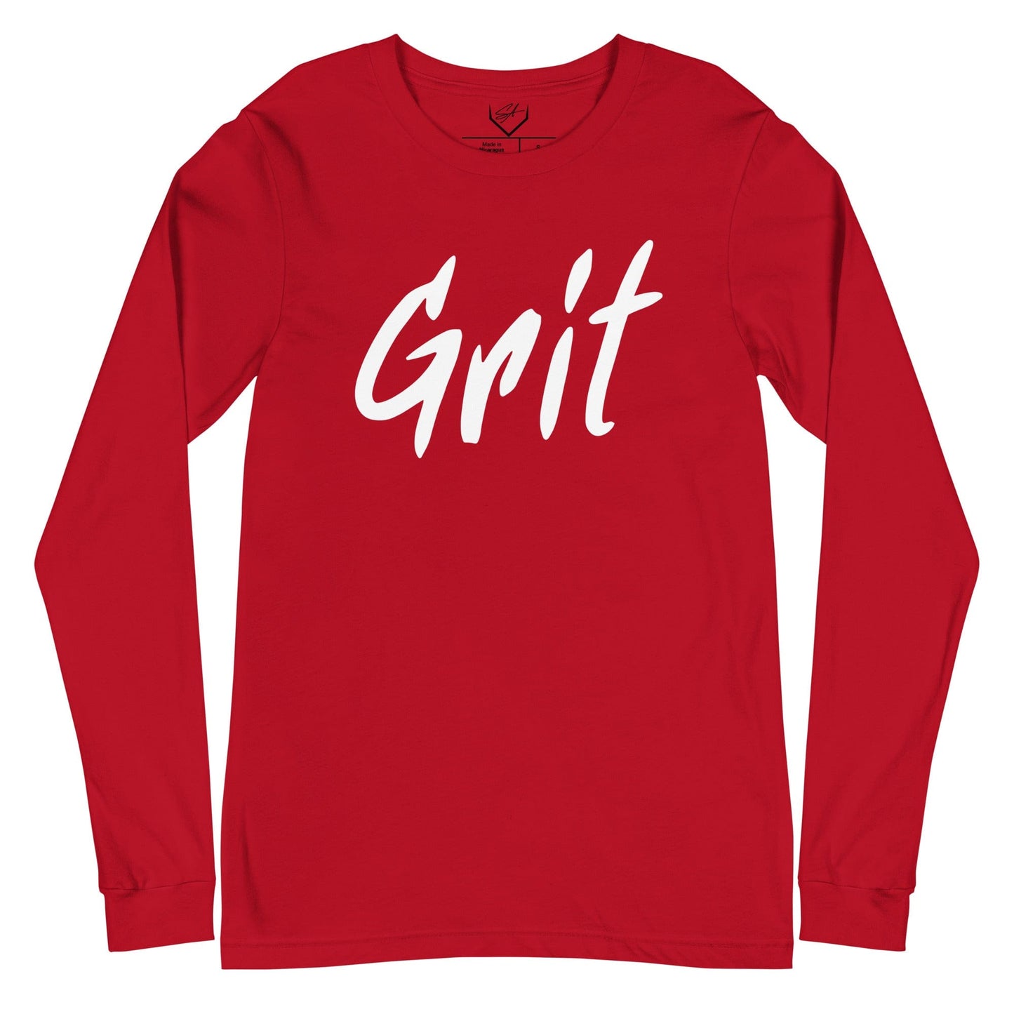 SA Apparel Adult Long Sleeve Red / S Grit - Adult Long Sleeve