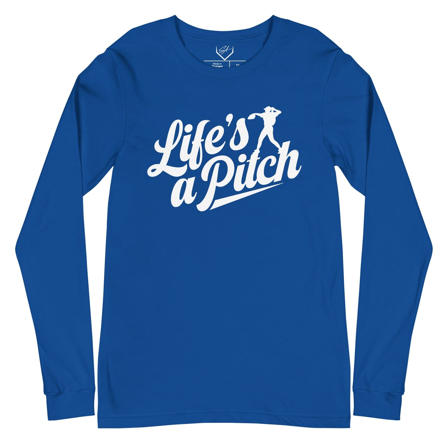 Life's A Pitch - Adult Long Sleeve