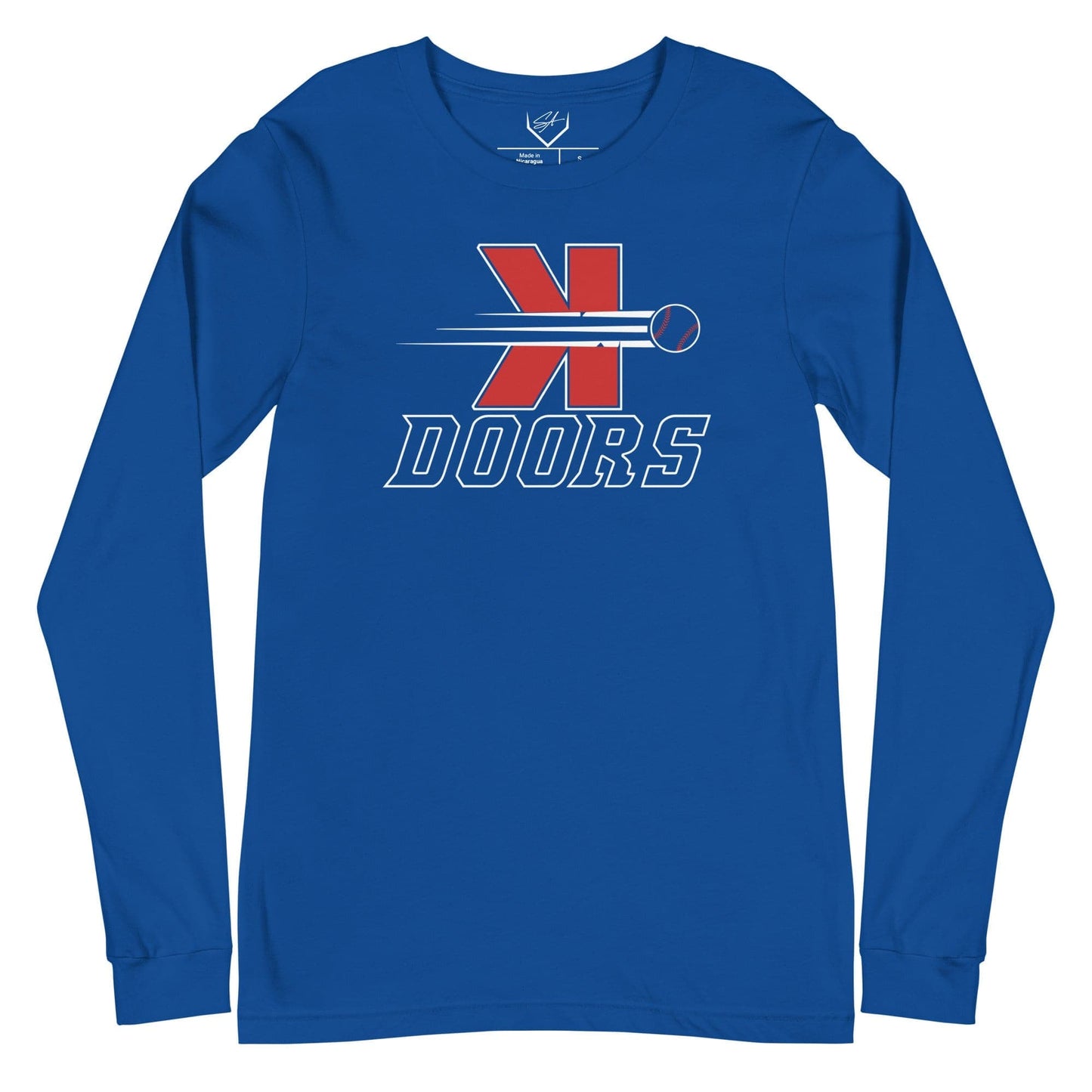 SA Apparel Adult Long Sleeve True Royal / S Doors - Adult Long Sleeve