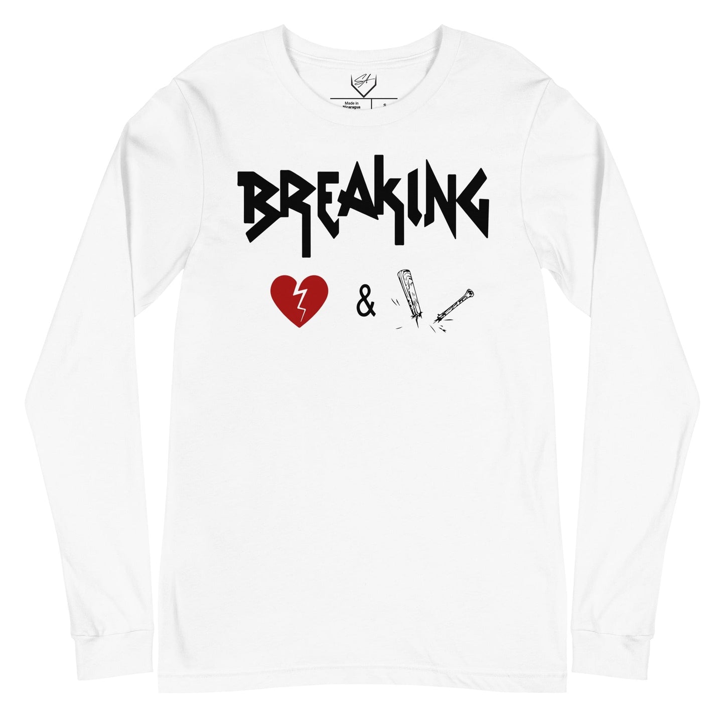 Breaking Hearts And Bats - Adult Long Sleeve