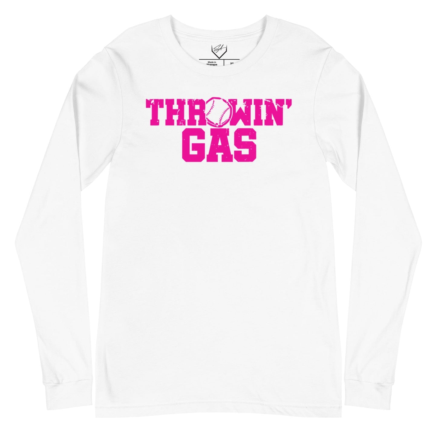Throwin' Gas Distressed - Adult Long Sleeve