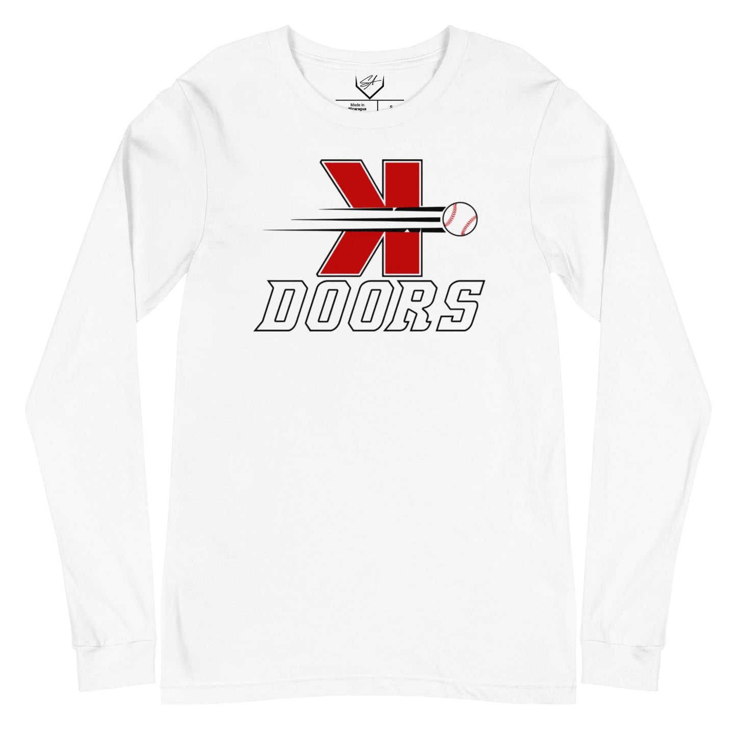 SA Apparel Adult Long Sleeve White / S Doors - Adult Long Sleeve